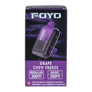 FOYO 30K PUFFS DISPOSABLE 5CT GRAPE CHEW FREEZE