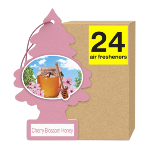 LITTLE TREES CAR FRESHENER CHERRY BLOSSOM HONEY 24CT