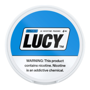 LUCY NICOTINE POUCHES 4MG APPLE ICE -PACK OF 5