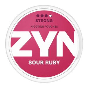 ZYN NICOTINE POUCHES SOUR RUBY STRONG 9MG 5CT SW