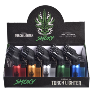 SMOXY TORCH LIGHTER AGNI DOUBLE METAL 20CT (SL113)