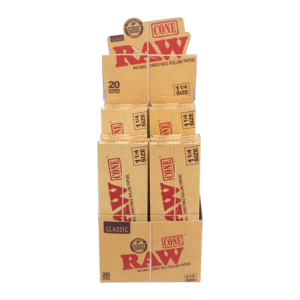 RAW CONE CLASSIC 1 1/4 20CT PER PACK