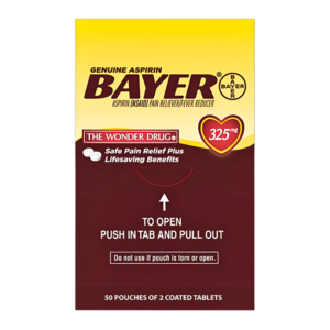 BAYER ASPRIN POUCHES (50CT)