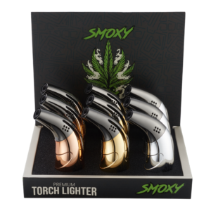 Torch Lighter Curve (9ct) by Smoxy – distributed by Crown Distro