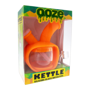 OOZE KETTLE ORANGE SILICONE WATER PIPE