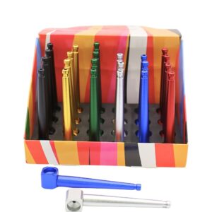 4'' METAL PIPE MIXED COLOR (24CT) SCP23851