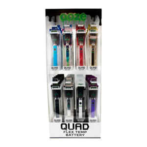 OOZE QUAD BATTERY – ASSORTED COLORS - 48CT