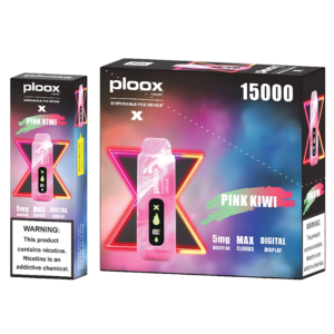 PLOOX LUXPODZ 15000PUFF DISPOSABLE PINK KIWI - PACK OF 5