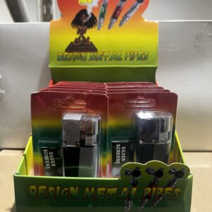 METAL PIPE WITH LIGHTER 3 IN 1 (12CT) CP14007