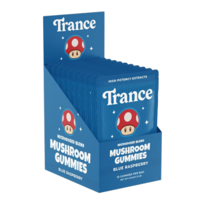TRANCE MICRODOSE MUSHROOM GUMMIES 10PK BLUE RASPBERRY