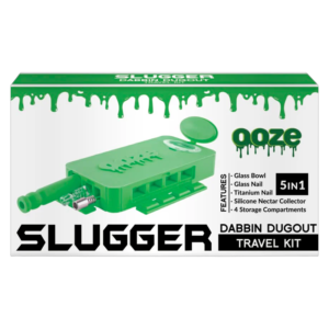 OOZE SLUGGER DABBIN DUGOUT KIT SLIME GREEN
