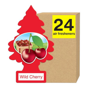 LITTLE TREES CAR FRESHENER WILD CHERRY 24CT