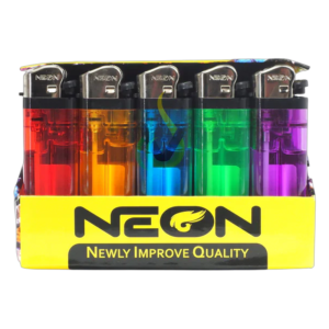NEON CLEAR LIGHTER (50CT)