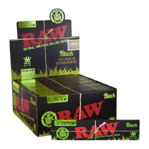 RAW BLACK ORGANIC KING SIZE SLIM 50CT