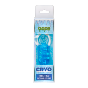 OOZE CRYO FREEZABLE GLYCERIN GLASS BOWL BLUE