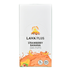 LAVA PLUS 2600PF STRAWBERRY BANANA (10CT)