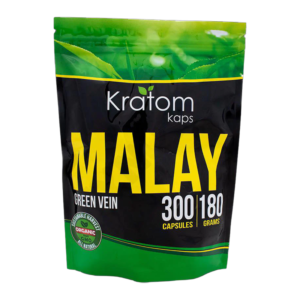 Kratom Malay Capsules Bag 180mg 300ct by Remarkable Herbs – distributed by Crown Distro