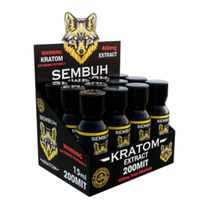 SEMBUH KRATOM SHOT 200MIT 400MG 15ML - (12CT)