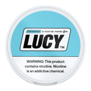 LUCY NICOTINE POUCHES 8MG WINTERGREEN -PACK OF 5