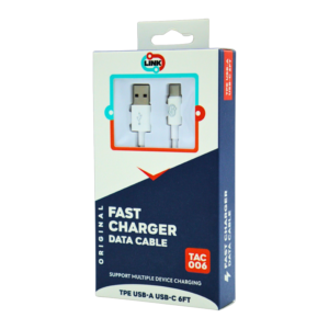 LINK DATA CABLE USB-A USB-C 6FT