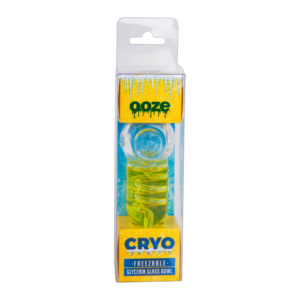 OOZE CRYO FREEZABLE GLYCERIN GLASS BOWL YELLOW
