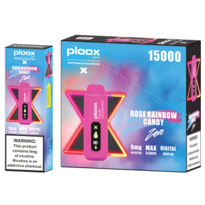 PLOOX LUXPODZ 15000PUFF DISPOSABLE ROSE RAINBOW CANDY - PACK OF 5