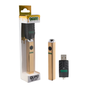 OOZE QUAD BATTERY+USB LUCKY GOLD (500MAH)