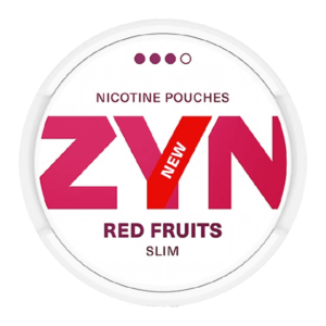 ZYN  NICOTINE POUCHES RED FRUIT SLIM 9MG (5CT) SW