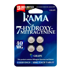 KAMA 40MG 7-HYDROXY GRAPE 4CT (10PK)