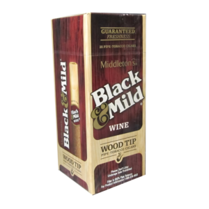 BLACK&MILD UPT WOOD TIP WINE (25CT)