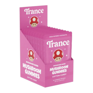 TRANCE MICRODOSE MUSHROOM GUMMIES 10PK COTTON CANDY