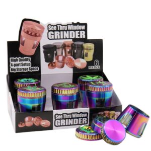 GRINDER 4PT SEE THRU WINDOW (6CT) GRZ22032