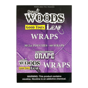 SWEET WOODS FLAT WRAP GRAPE (30CT)