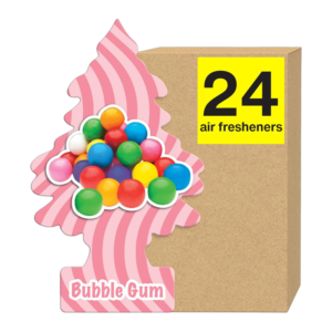 LITTLE TREES CAR FRESHENER BUBBLE GUM 24CT