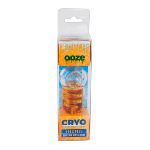 OOZE CRYO FREEZABLE GLYCERIN GLASS BOWL ORANGE