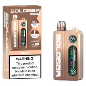 SOLOBAR MATE 35K PUFF EN KIT DISPOSABLE TOBACCO 5CT