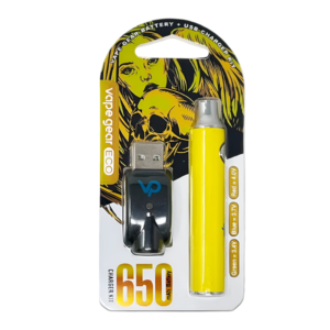 VAPE GEAR 650MAH BATTERY YELLOW
