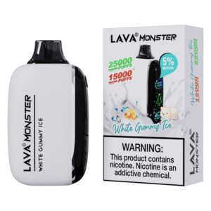 LAVA MONSTER 25K WHITE GUMMY ICE