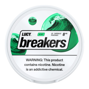 LUCY BREAKERS NICOTINE POUCHES 8MG MINT -PACK OF 5