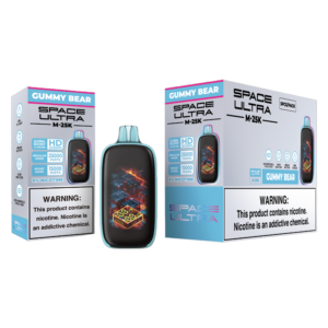 SPACE ULTRA DISPOSABLE M-25K GUMMY BEAR 5% - PACK OF 5