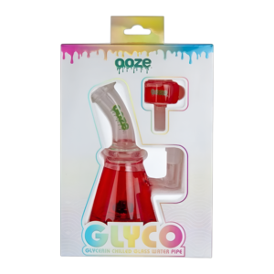 OOZE GLYCO WATER PIPE (SCARLET)
