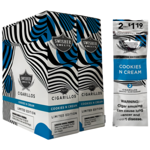 SWISHER SWEETS 2FOR1.19 COOKIES N CREAM