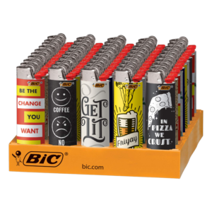 BIC DESIGN LIGHTER FONT 50CT
