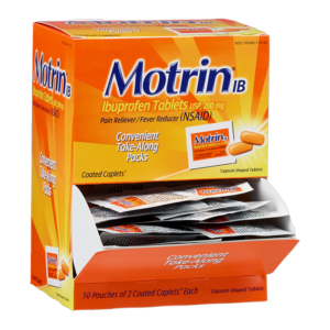 MOTRIN CAPLETS 200MG POUCHES (50CT)