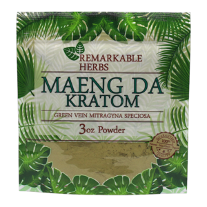 REMARKABLE HERBS GREEN VEIN MAENG DA  3OZ POWDER