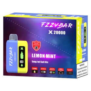 FZZYBAR 20000PUFFS DISPOSABLE LEMON MINT 5% - PACK OF 5
