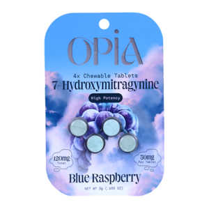 OPIA 7OH 120MG 4CT (BLUE RASPBERRY)