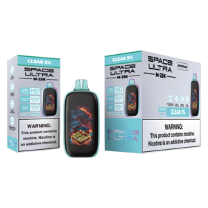 SPACE ULTRA DISPOSABLE M-25K CLEAR 2.0 5% - PACK OF 5
