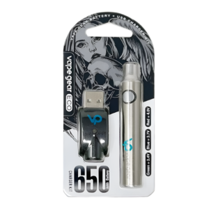 VAPE GEAR 650MAH BATTERY SILVER