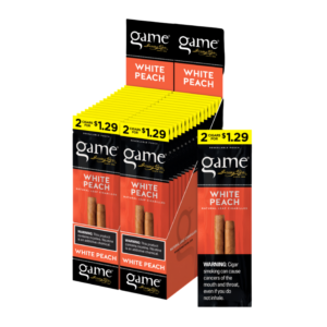 GAME CIGRALLO WHITE PEACH $1.29 (30CT)